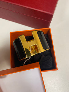 HERMES extra wide clic clac with box