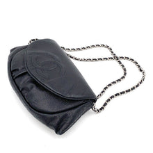 Chanel- Caviar Half Moon Wallet On Chain