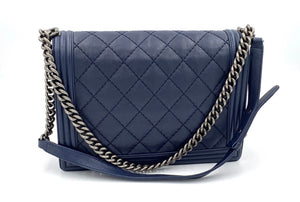 Chanel- Large Quilted Boy Bag