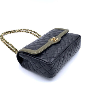 Chanel- Two Toned Jumbo Flap