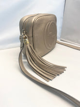 Gucci- Metallic Soho Logo Crossbody