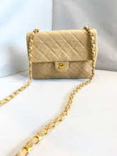 Chanel- Beige Square Mini Flap