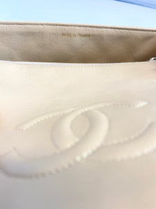 Chanel- Beige Square Mini Flap