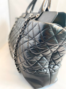 Chanel- Mademoiselle Large Quilted Turn Lock Tote