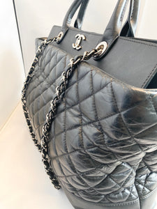 Chanel- Mademoiselle Large Quilted Turn Lock Tote