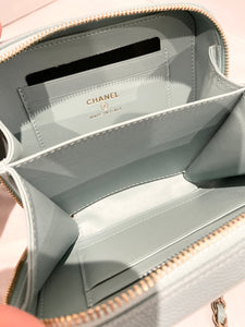 Chanel- Caviar Tiffany Blue Filigree Mini