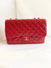 Chanel- Lipstick Red Jumbo Flap