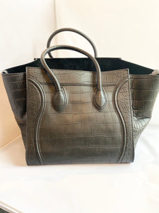 Celine- Croc Embossed Phantom