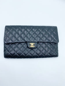 Classic Caviar Clutch