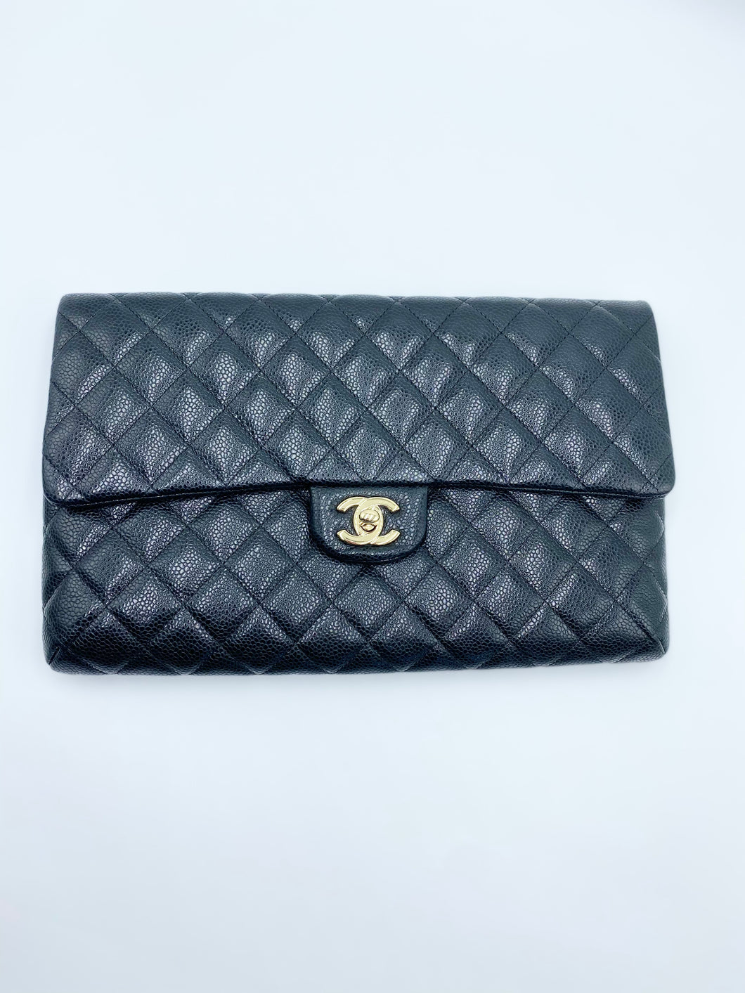 Classic Caviar Clutch