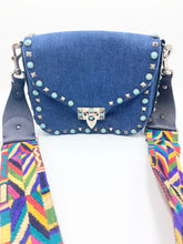 Rockstud Denim Crossbody