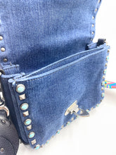 Rockstud Denim Crossbody