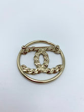 New 19p Logo CZ Brooch