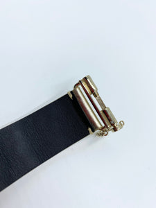 New Logo Leather Bracelet