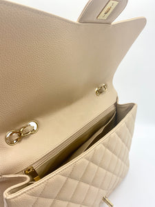 Beige Caviar Jumbo Flap